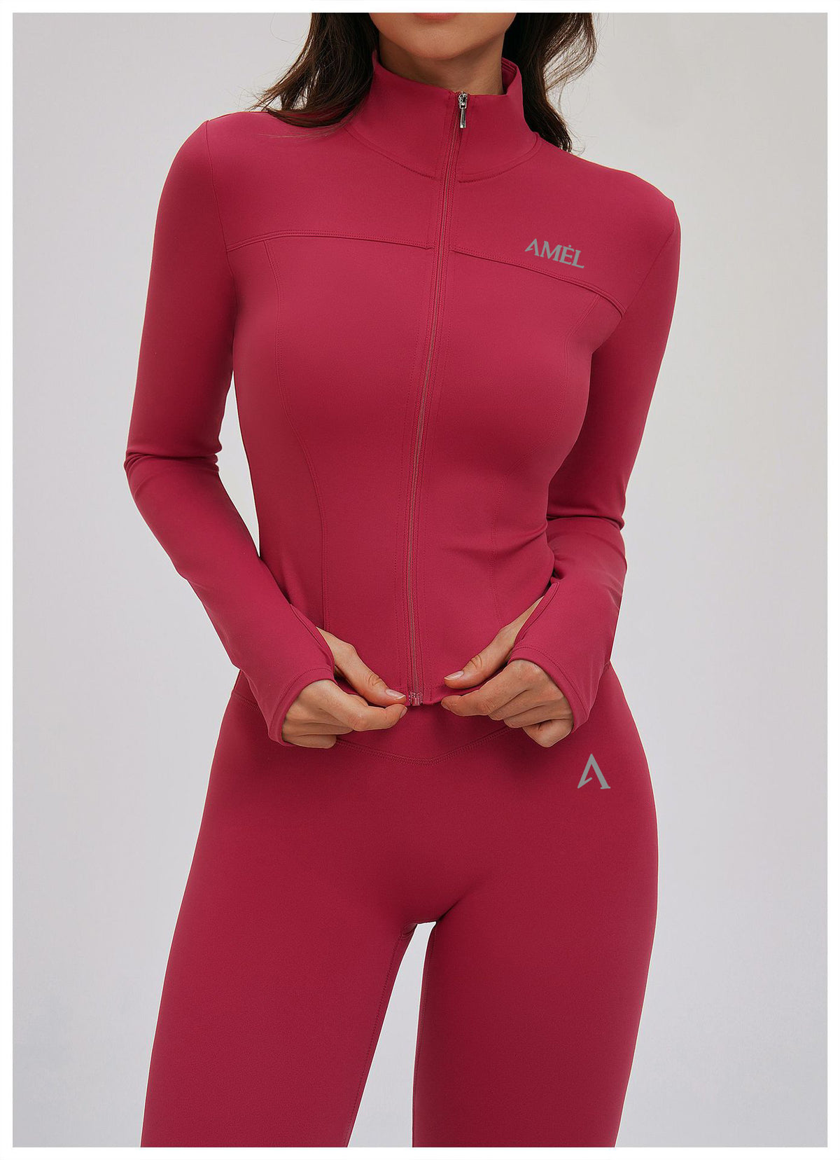 AMEL Contour Zip Jacket Activewear Set