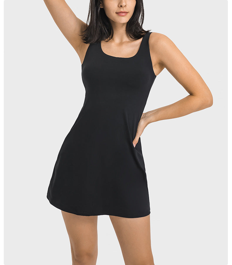 AMEL Everyday Sculpt Active Dress – Black