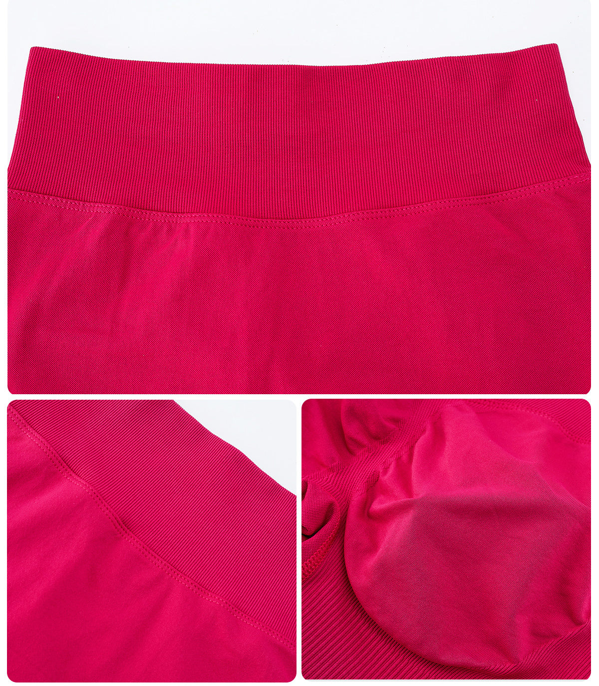 AMEL Seamless Sculpt Tank & Shorts Set – Raspberry